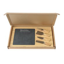 Load image into Gallery viewer, Slate Cheese Board Gift Set - Westlake Stone (while supplies last)
